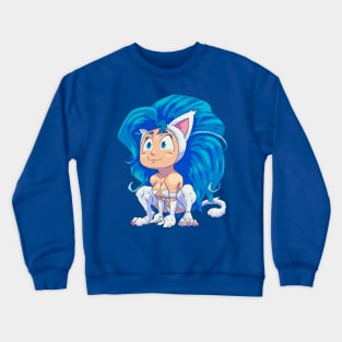 Cat Girl Crewneck Sweatshirt